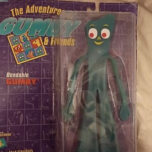 Bendable GUMBY Nickelodeon "The Adventures Of Gumby &  Friends"1995 Original pac